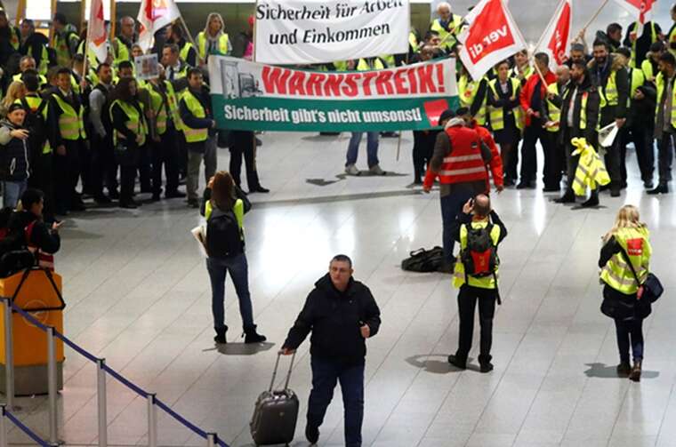 У 13 найбільших аеропортах Німеччини почалися страйки