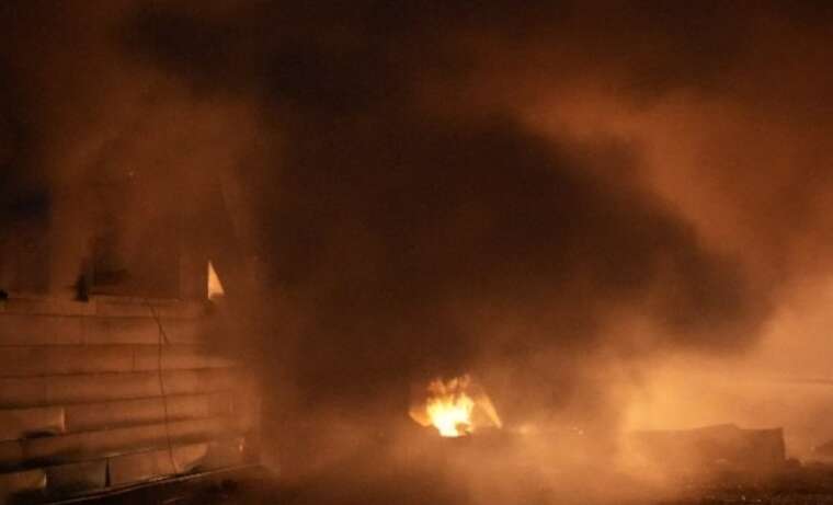 In Kharkiv, a fire broke out after a hostile UAV attack  KRMA