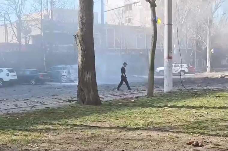 Russia dropped an aerial bomb on the center of Kherson: there is a casualty