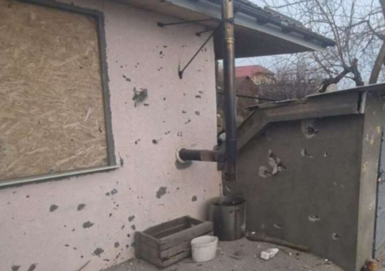 The occupiers attacked the Nikopol district more than 20 times throughout the day
