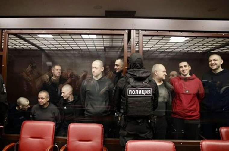 In Russia, more than 20 captured "Azov" members were "sentenced" to long terms