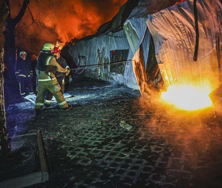 Evening "Shahed" attack on Kharkiv: 9 injured and infrastructure destruction