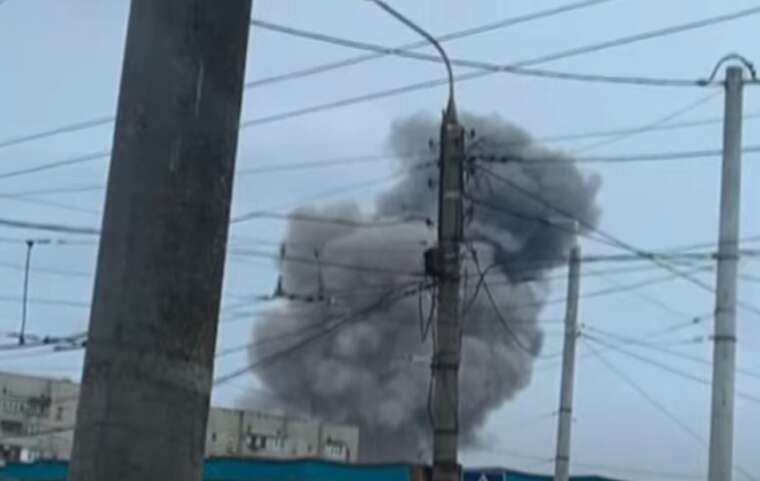 Russias attack on Sumy: new video of the explosion appears online