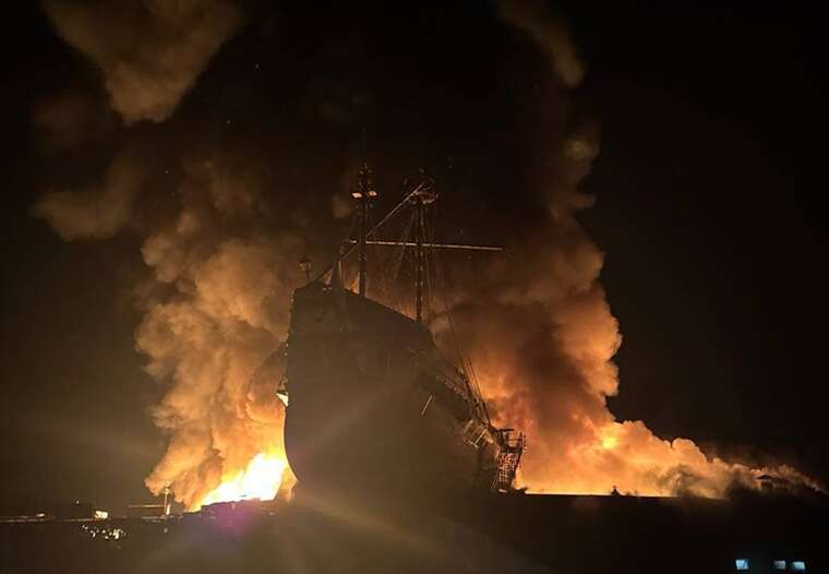 Атака РФ по Дніпру: загорілися ресторан, багатоповерхівка, корабель, є постраждалі