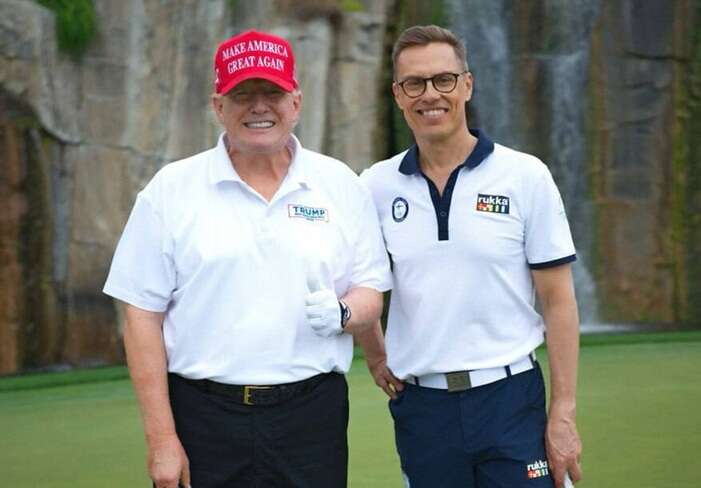 Домовилися про "необхідні криголами": Трамп зіграв партію в гольф із президентом Фінляндії