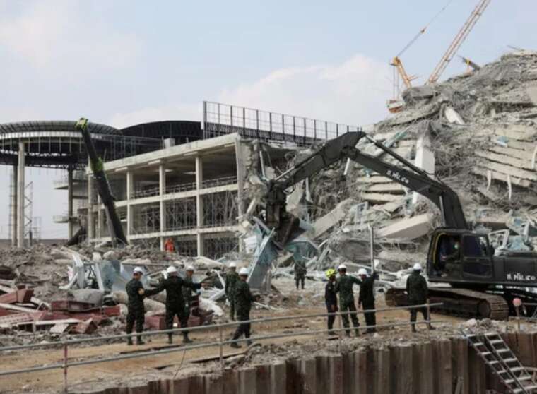 В Мьянме в результате сильного землетрясения количество жертв увеличилось до 1700