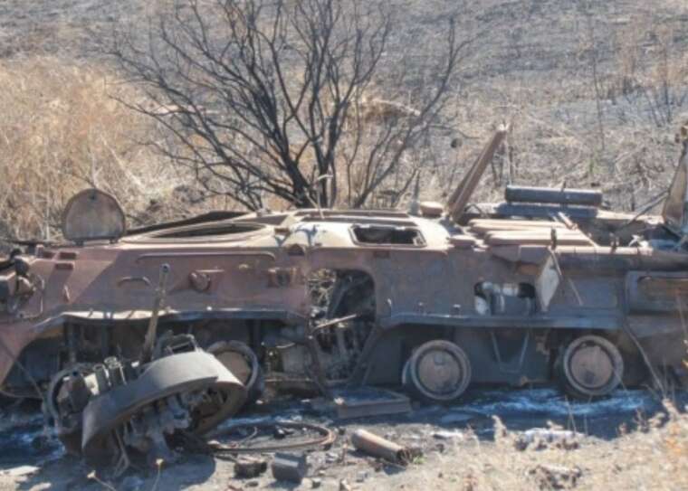 ЗСУ біля Часового Яру знищили ворожу машину хімзахисту РХМ-4