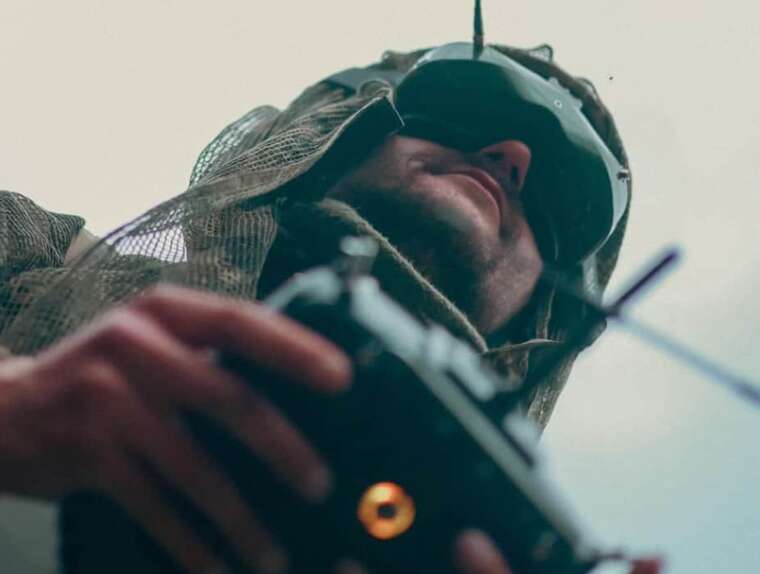 Ukrainian border guards destroyed a Russian BMP using FPV drones at the front