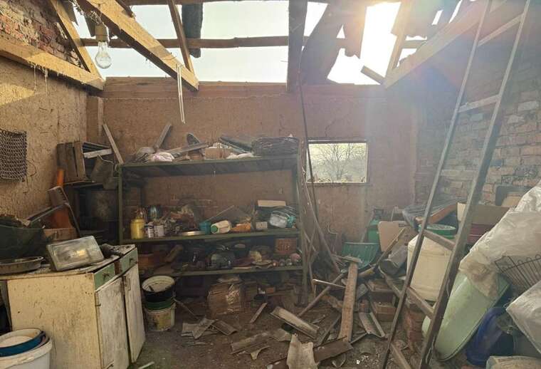 Атака ворожих БпЛА: на Полтавщині уламки пошкодили будинки, є постраждалі