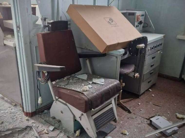 The occupiers struck a hospital in the Chernihiv region: a nurse was injured