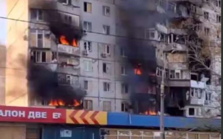 The occupiers attacked an apartment building in Kherson with drones