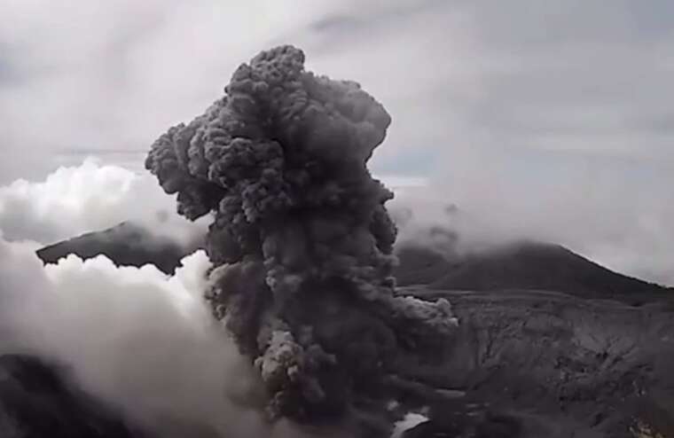 Потужне виверження вулкана сталося в Коста-Ріці