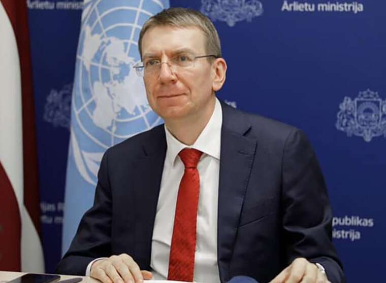 Після масованої атаки по Україні глава МЗС Латвії назвав Путіна "м’ясником у Кремлі"