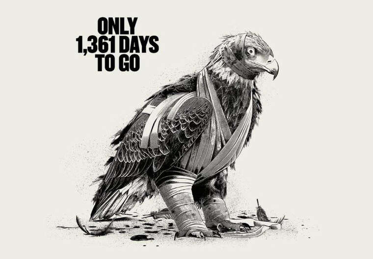 The Economist посвятив обкладинку першим 100 дням президентства Трампа: "Залишилося всього 1361 день"