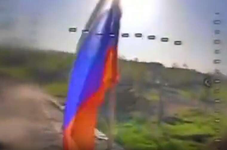 Ukrainian FPV drone shot down a Russian rag in the Kharkiv region