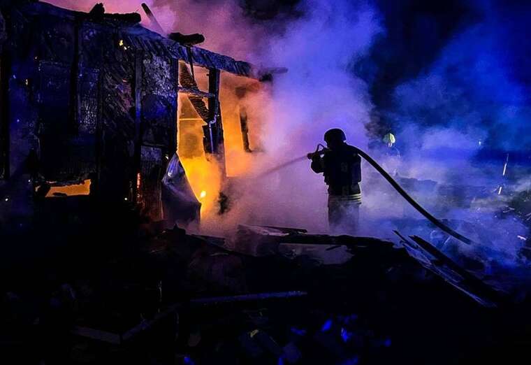 Due to a Russian drone attack, three districts of the Kyiv region were affected