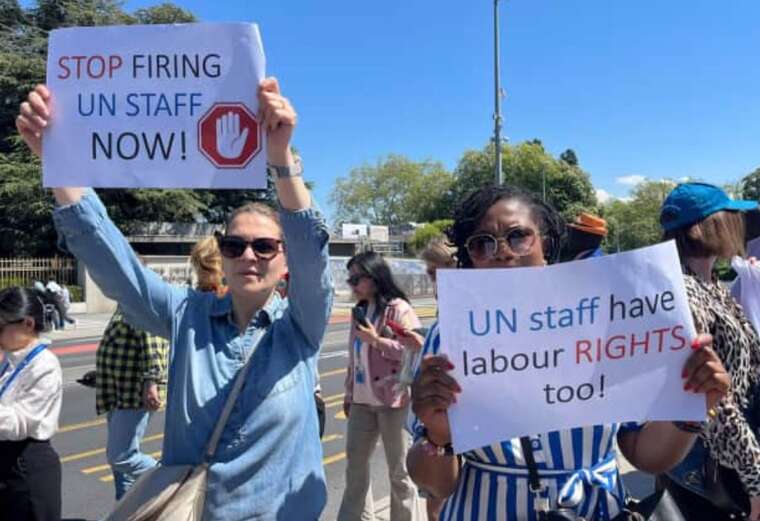 У Женеві співробітники ООН влаштували страйк через скорочення на тлі політики Трампа