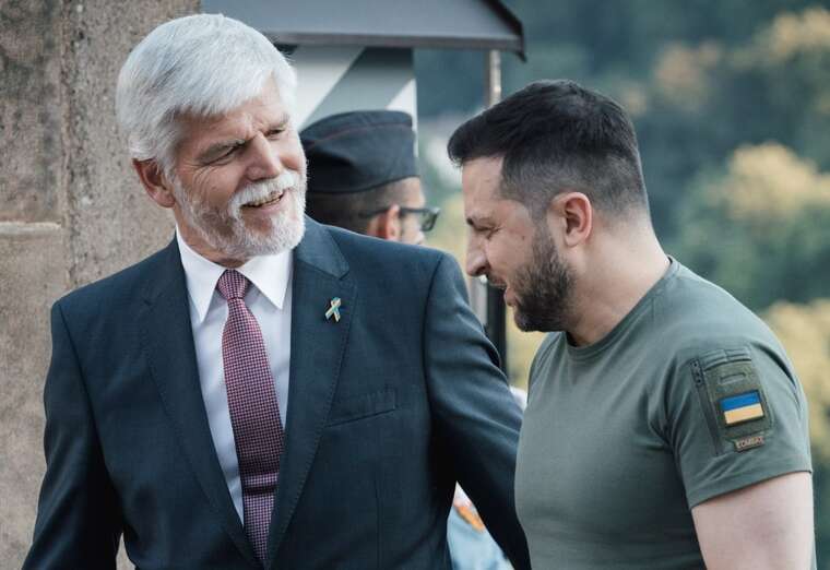 President Zelenskyy arrived on a visit to the Czech Republic