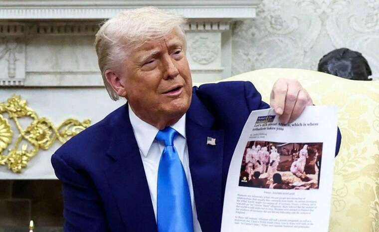 Трамп обґрунтував «геноцид білих» у ПАР фотографією з Конго