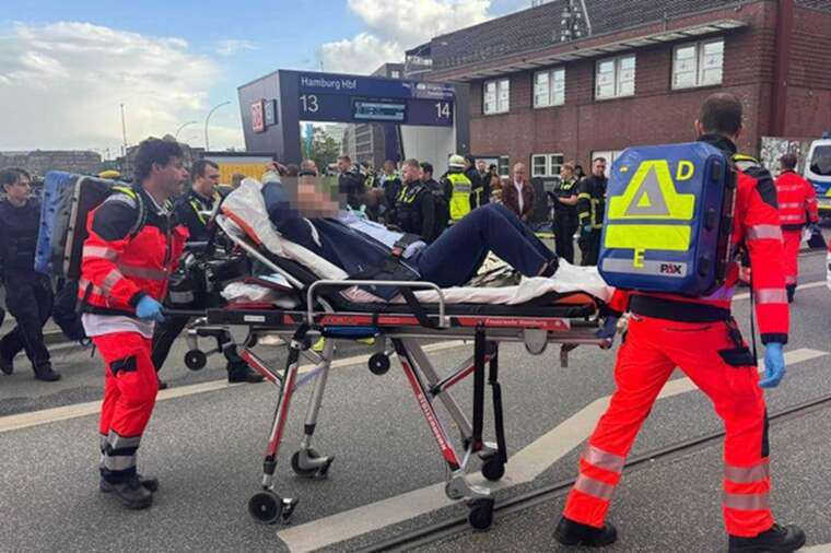 В Гамбурге женщина с ножом ранила 12 человек на вокзале