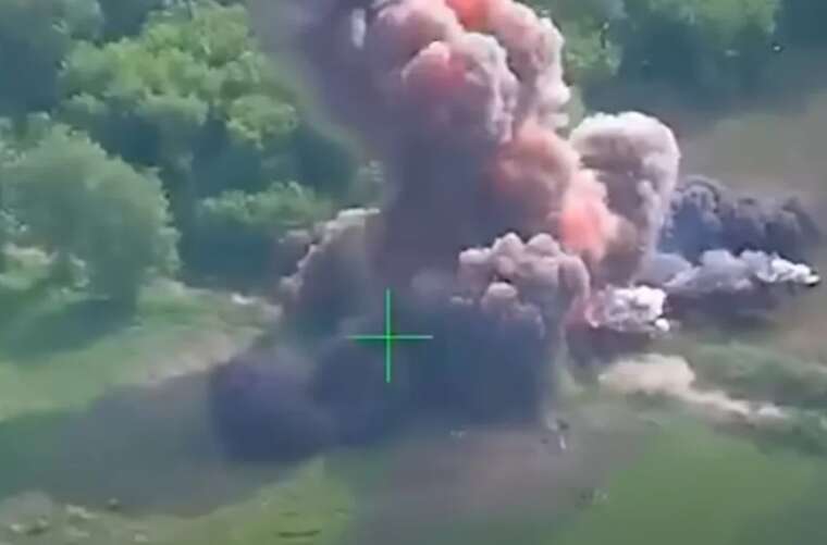 "Птицы Мадяра" ударом дрона уничтожили российский "Град" на территории Курской области