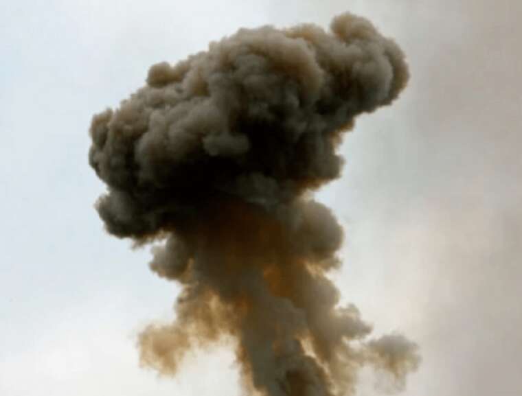 In the suburbs of Kharkiv, explosions were heard due to a strike on an enterprise