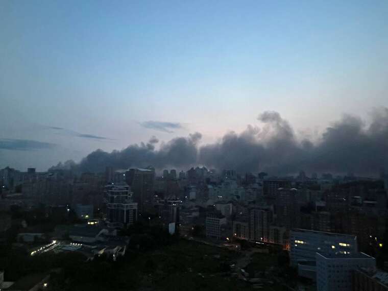 В Киеве зафиксировано вредное качество воздуха из-за последствий ночной атаки РФ