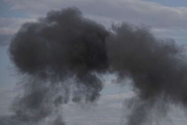 Explosions are heard in Kostyantynivka