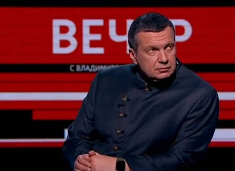 Кремлівський пропагандист Соловйов закликає бомбити Дніпро «серед білого дня» під надуманим приводом