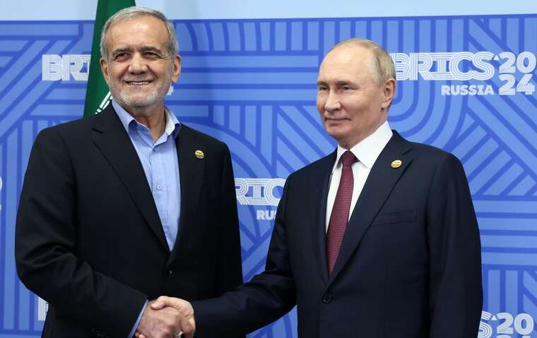 Путин поговорил с Пезешкианом и Нетаньяху