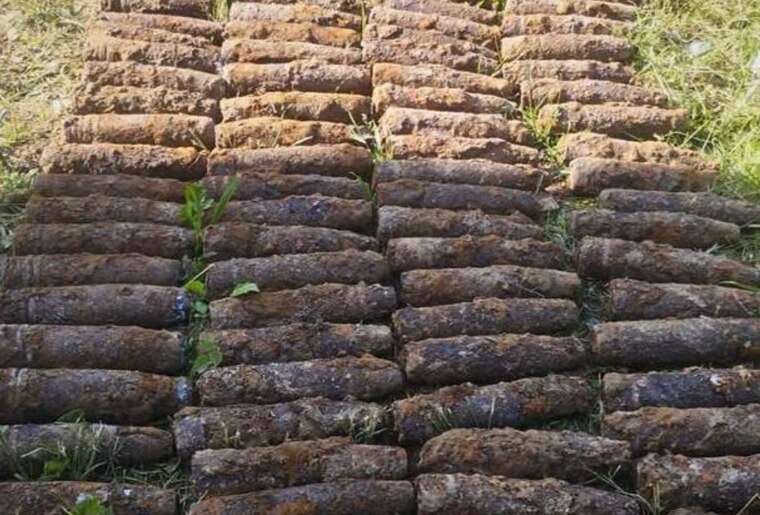 Near a residential building in Lviv, 138 artillery shells were found