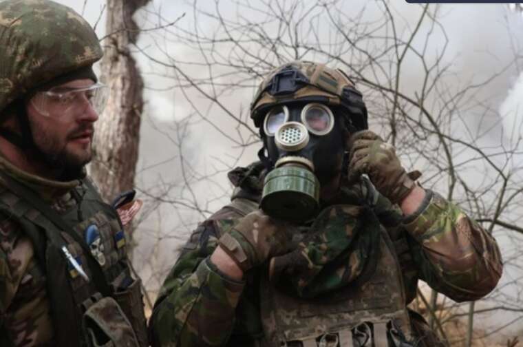 On the Siversk front, the enemy has been using chemical weapons for the third week in a row