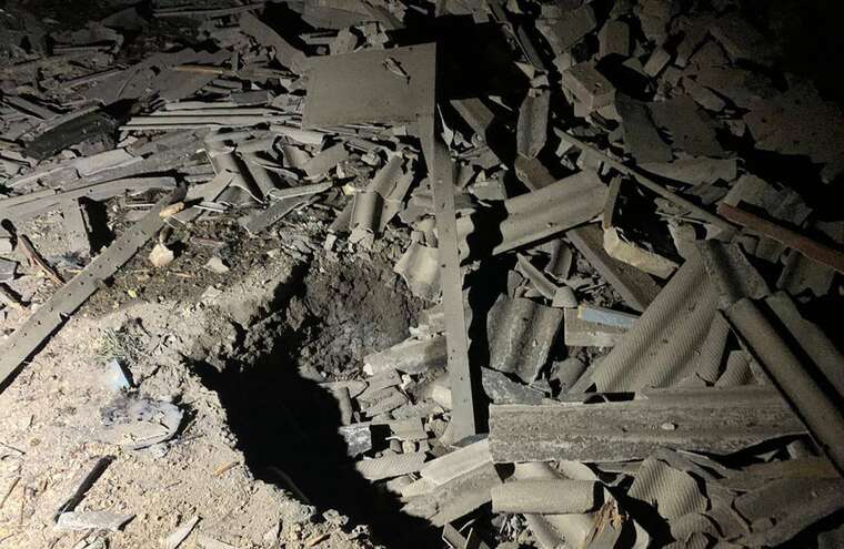 The occupiers attacked Kyiv region with "Shaheds": a house was damaged, a man was injured