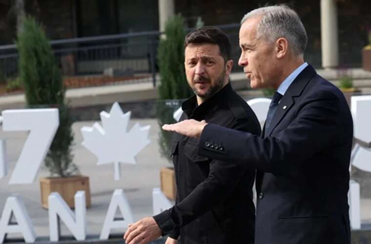 Zelenskyy arrived in Canada for the G7 summit