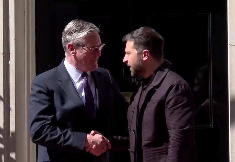 Zelenskyy held a meeting with UK Prime Minister Starmer