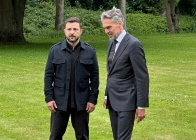 Zelenskyy held a meeting in The Hague with the Prime Minister of the Netherlands