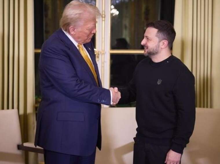 Trump and Zelenskyy began a meeting on the sidelines of the NATO summit  media