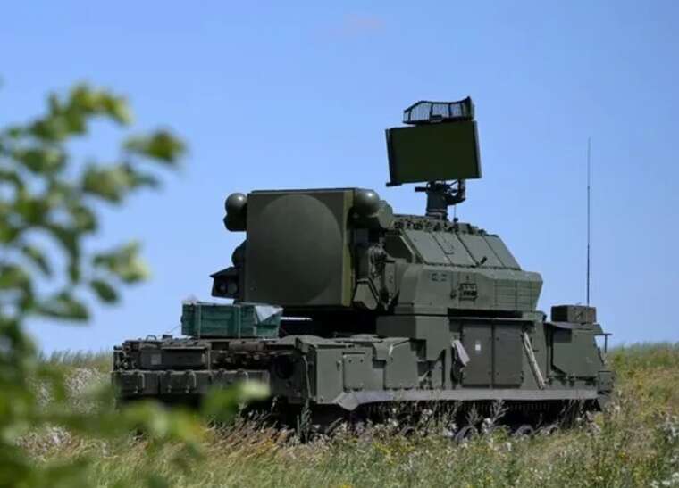 Ukrainian drone hit the radar of a Buk-M2 air defence system