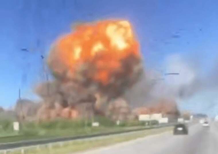 Explosions near Zhytomyr: two industrial facilities destroyed