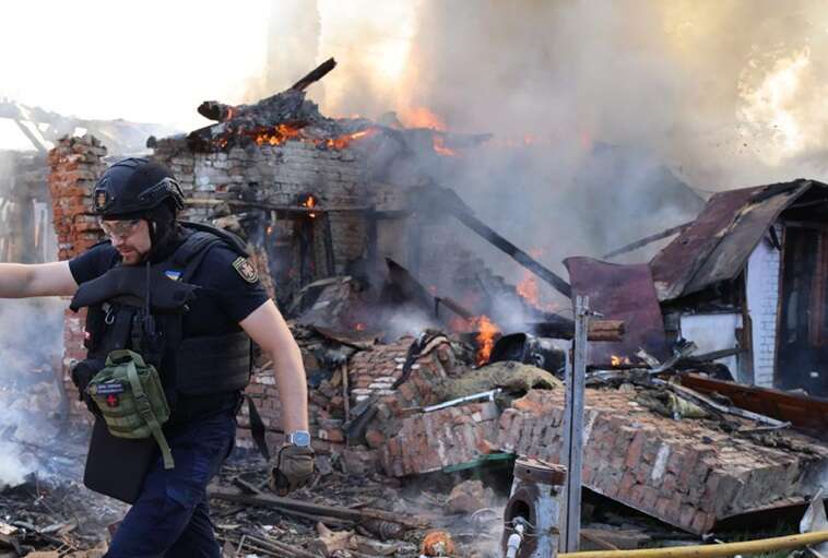 Атака РФ по Полтаві: з’явилися кадри наслідків удару по ТЦК