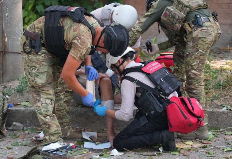 As a result of the morning shelling of the Zaporizhzhya TRC, two veterans were injured