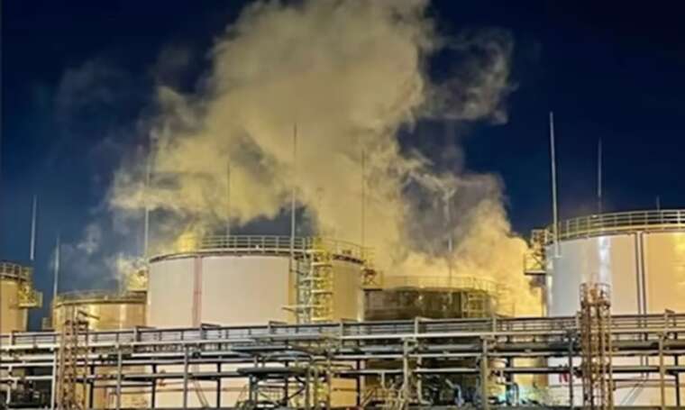 Дрони ГУР атакували НПЗ у Краснодарському краї