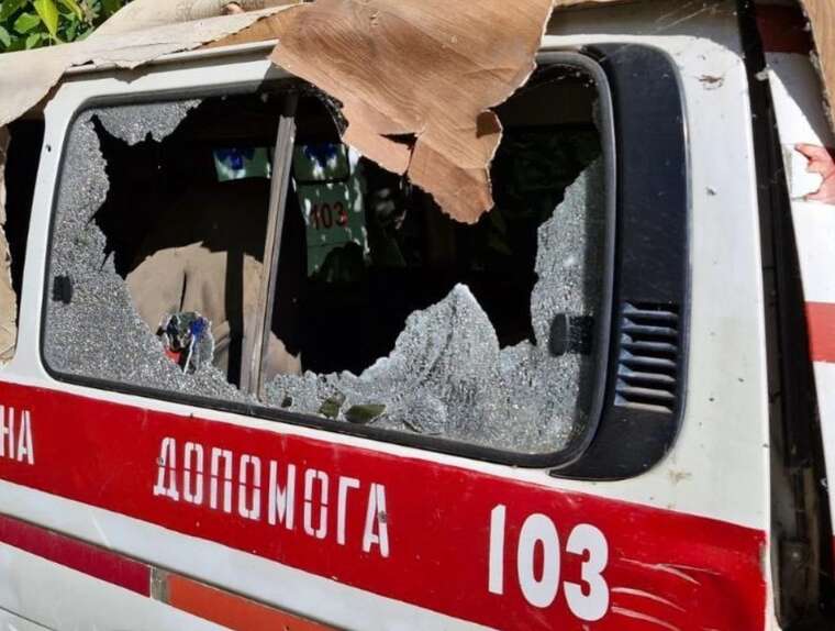 Russian forces shelled civilians and medics in the Stetskivka district in the Sumy region