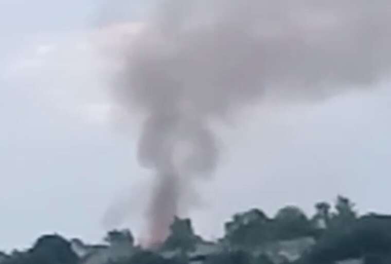 In Kramatorsk, explosions were heard: a column of smoke rose