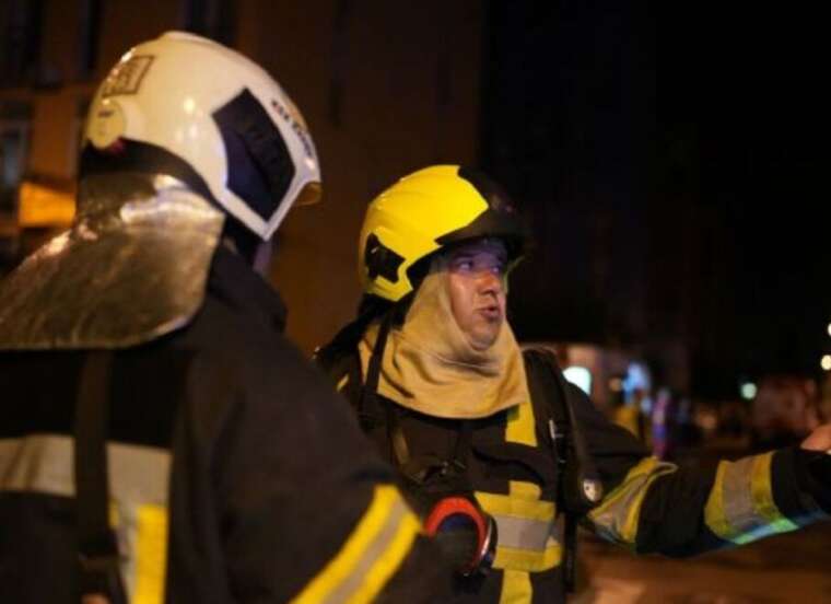 In the Darnytskyi district of Kyiv, a part of an enemy drone has fallen  no casualties reported