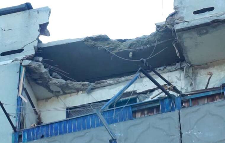 Russian strike on Pavlohrad: 9 apartment buildings and an educational institution damaged