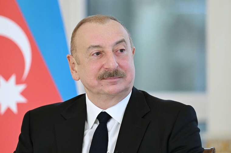 Алієв вважає, що Україна «не повинна миритися з окупацією своїх територій»