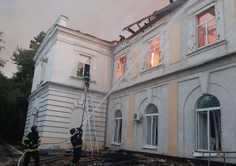 In Kropyvnytskyi, new footage of the destruction following the night strike was shown