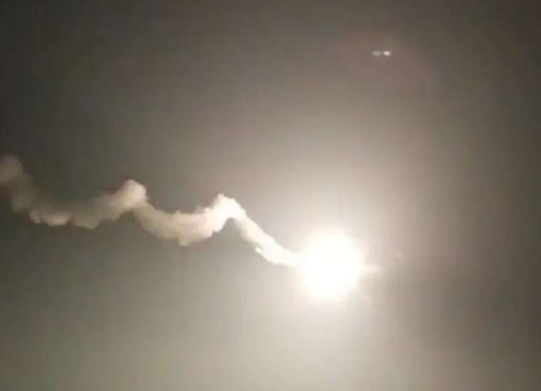 У ЗСУ показали збиття російського «Іскандера-К», що летів на Київ