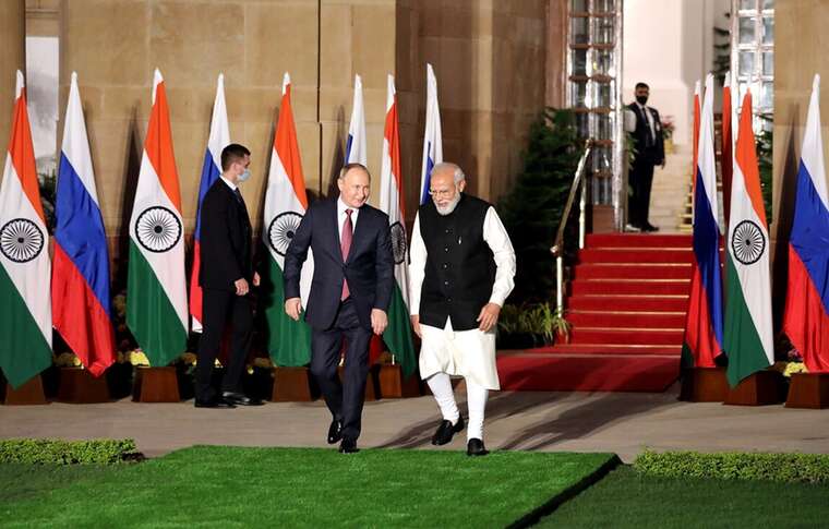 Індія та Росія домовилися посилити економічне співробітництво
